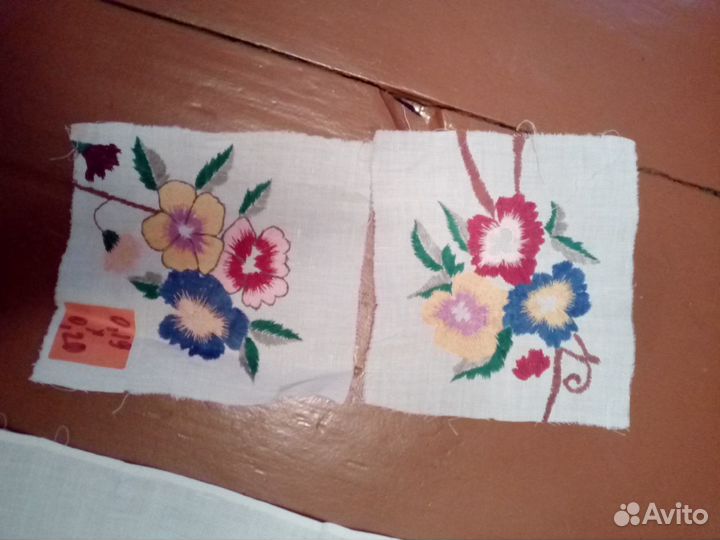 Винтажные шторы,вышивка