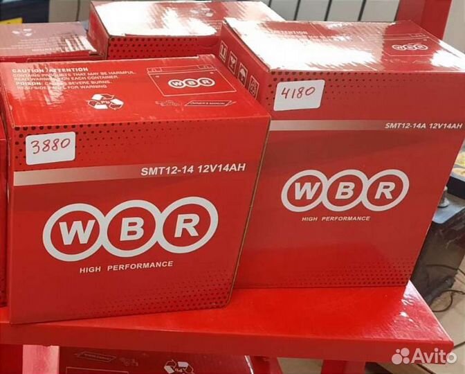 Аккумулятор для мотоцикла SMT12-14A WBR