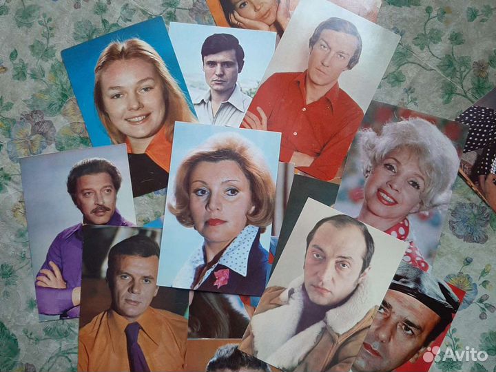 Фото советских актёров, открытки с артистами