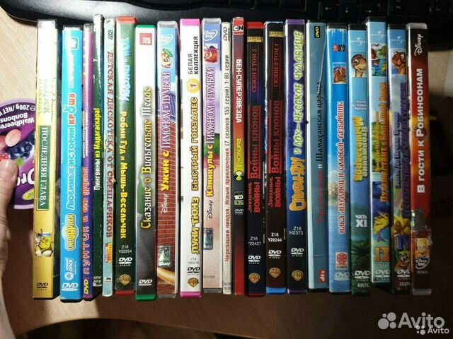 DVD диски мультфильмы