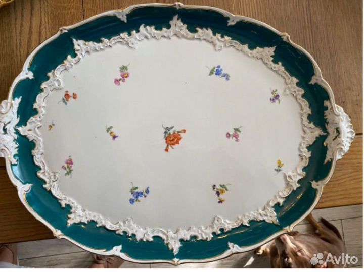 Meissen тарелка, блюдо-поднос