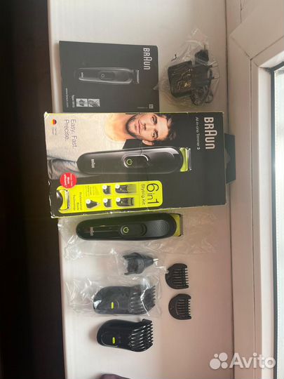 Триммер для бороды braun 6в1 mgk3221