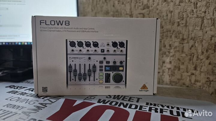 Цифровой микшерный пульт behringer flow8 (новый)