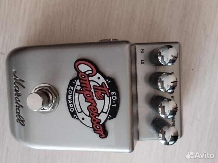 Компрессор для гитары и бас педаль гитарная