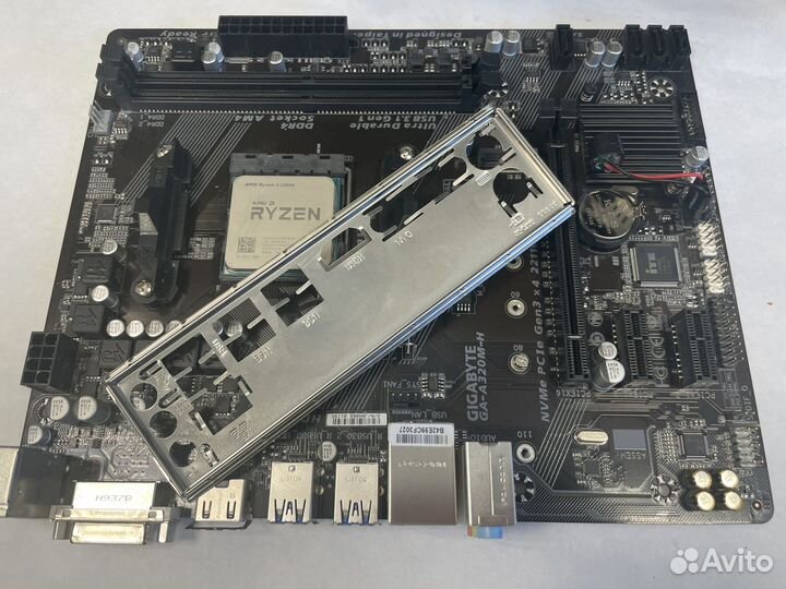 Плата А320 + ryzen 3 2200G