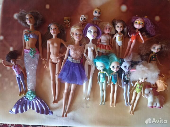 Куклы Барби монстер хай энчантималс