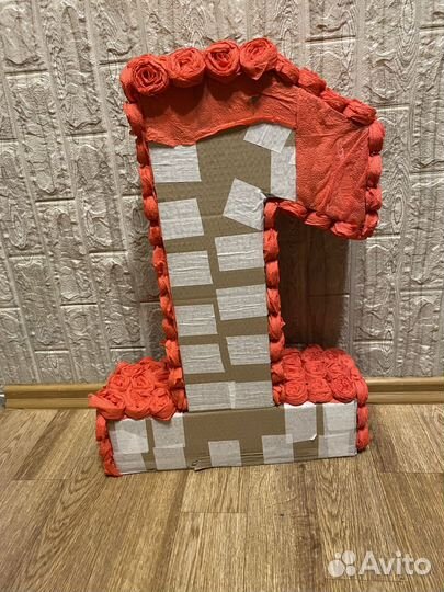 Цифра один на годик