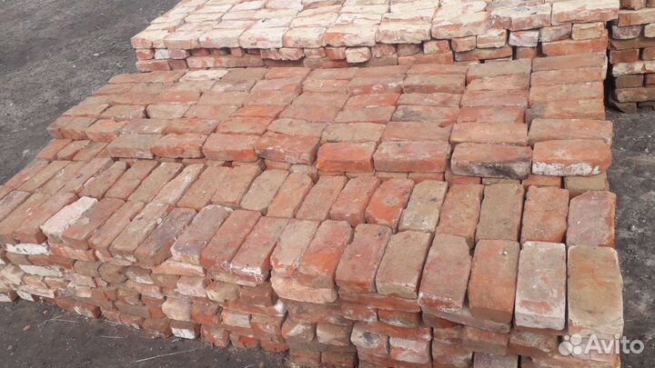 Кирпич красный б/у