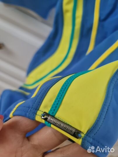 Комплект для бассейна купальник шапочка на 3-6 лет