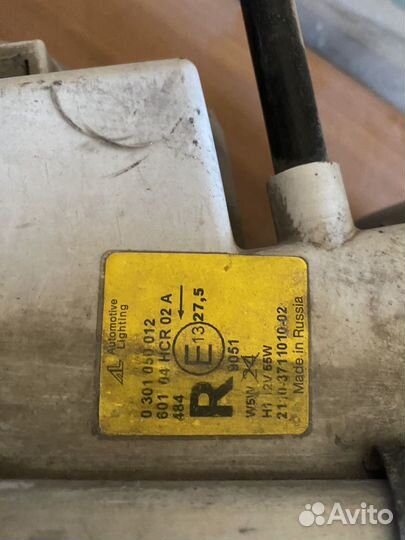 Передние фары ваз 2110