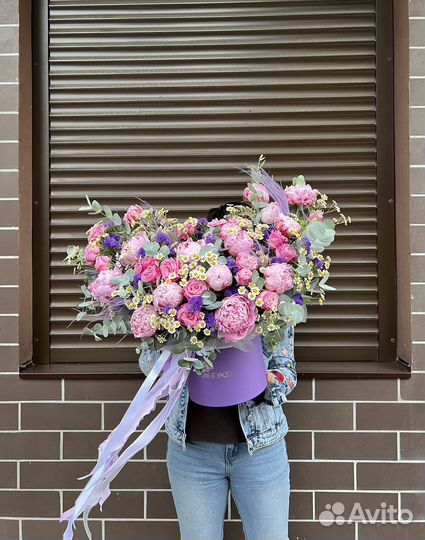 Цветы в коробке