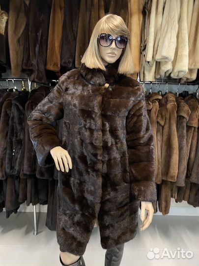 Saga Furs. Модель из премиальной норки 46- 48 р