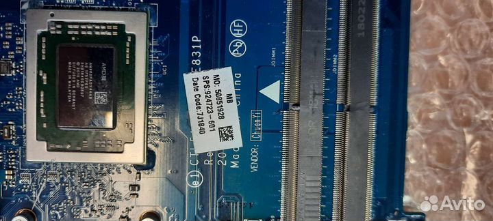 Материнская плата hp 15-bs