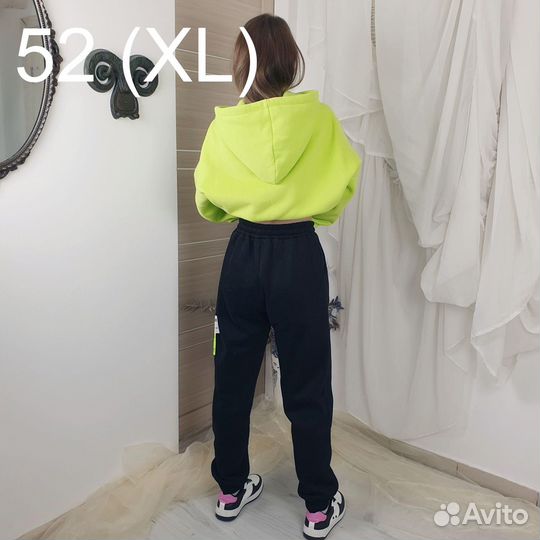 Джоггеры с флисом 7986