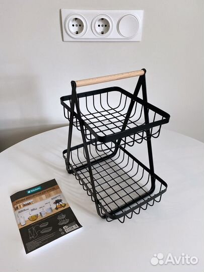 Корзина для фруктов металлическая