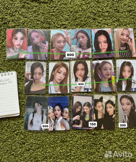 Карты g idle aespa itzy bts bp billlie