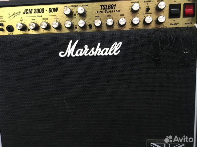 Marshall tsl601 3 канала ламповый комбик 60вт купить в Москве | Хобби и ...