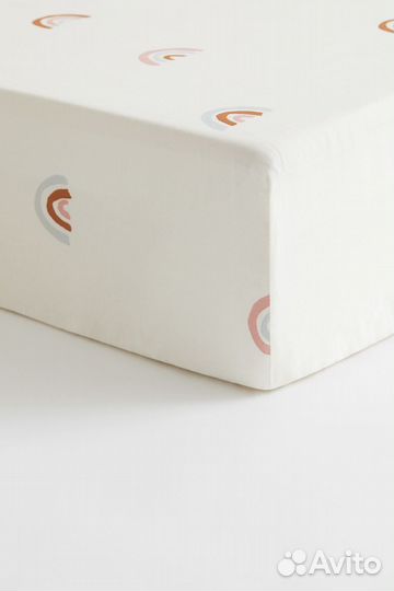 Простынь HM Home 90*200 с радугой