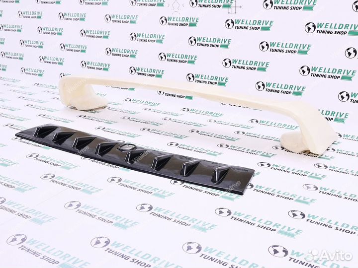 Спойлер и козырек стиль Evo Mitsubishi Lancer X