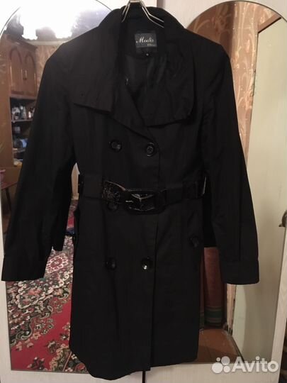 Тренч черный