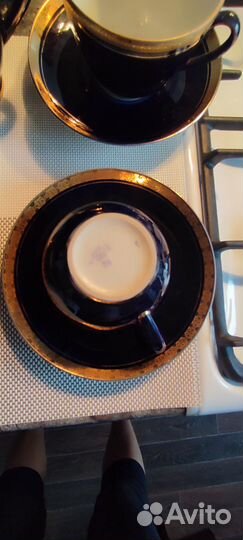 Чайный сервиз лфз кобальтовая сетка