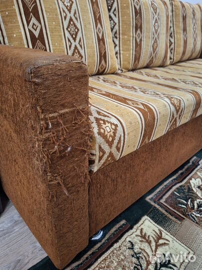 Диван прямой раскладной бу