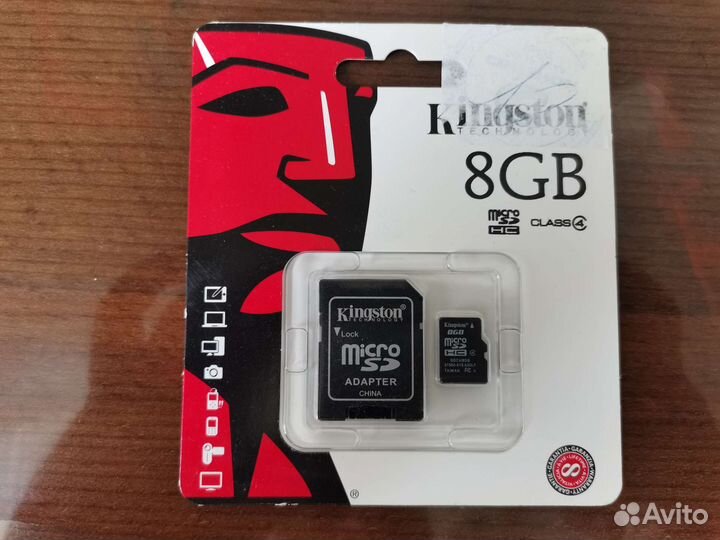 Карта micro sd 8Гб