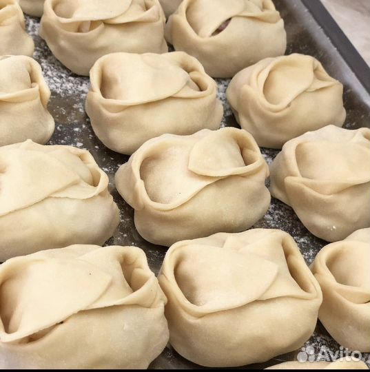 Пельмени вареники манты домашние ручная лепка
