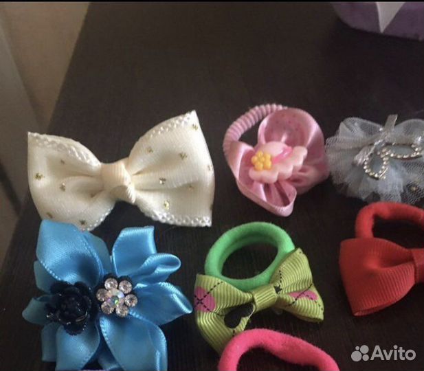 Резинки для волос, дет. и норковая жен