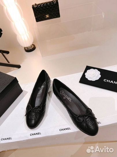 Балетки женские chanel Premium