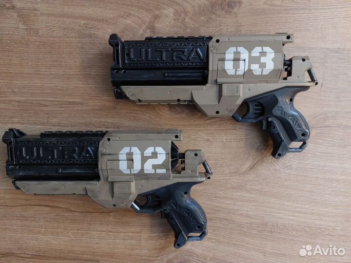 Бластеры nerf ultra кастомизированные