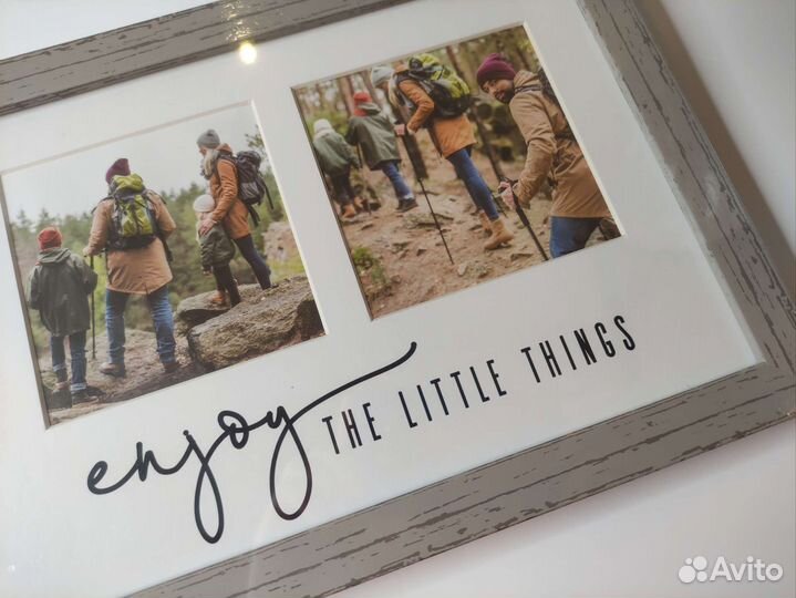 Фоторамка на 3 фото, 20х37,9 см