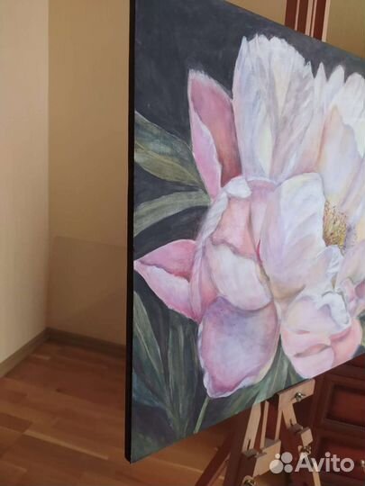 Картина акрилом на холсте