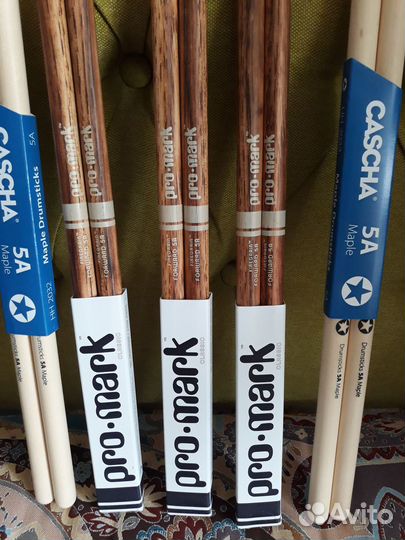 Барабанные палочки ProMark 5А + подарок cascha