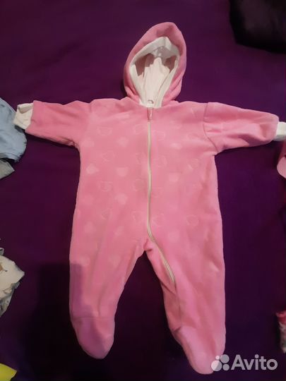 Детские вещи 2 пакета для девочек с рождения