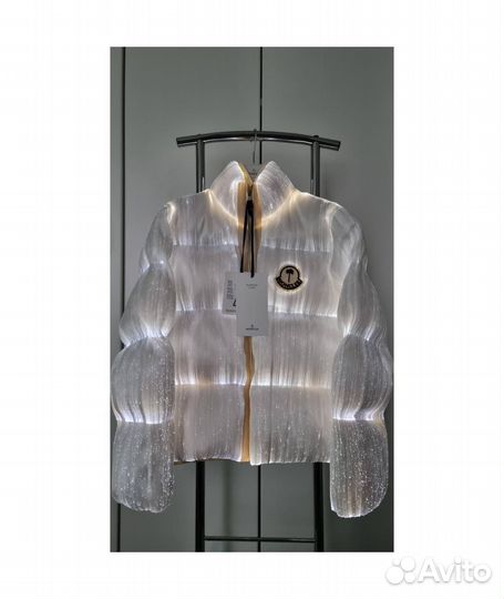 Светящийся пуховик Moncler x Palm Angels