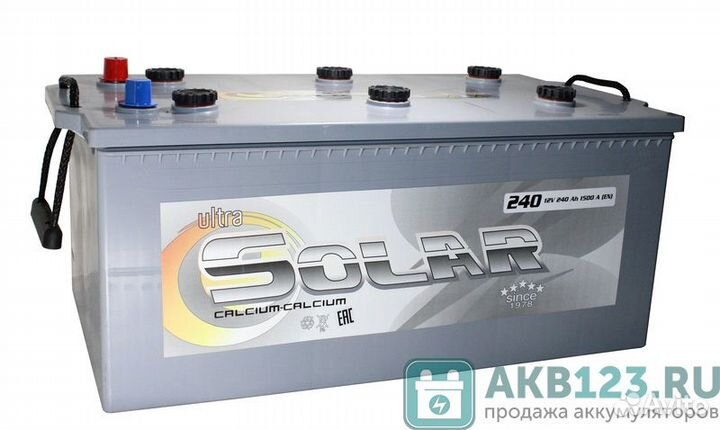 Аккумулятор S0LAR 240 Ah
