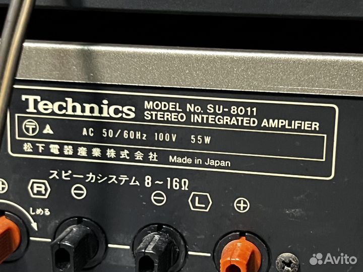 Усилитель technics su-8011, тюнер technics st-8011