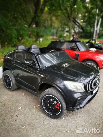 Детский электромобиль двухместный бу