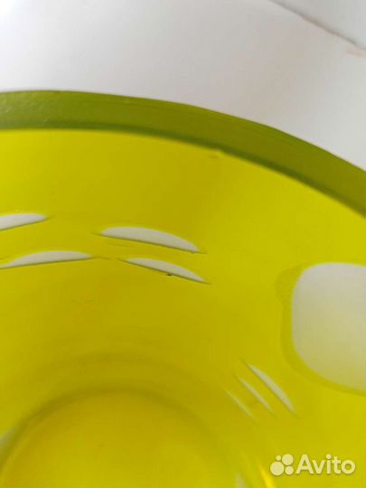 Вазы конфетницы цветное стекло СССР