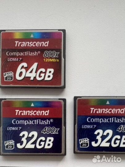 Compactflash cf transcend компакт флэш 32 64