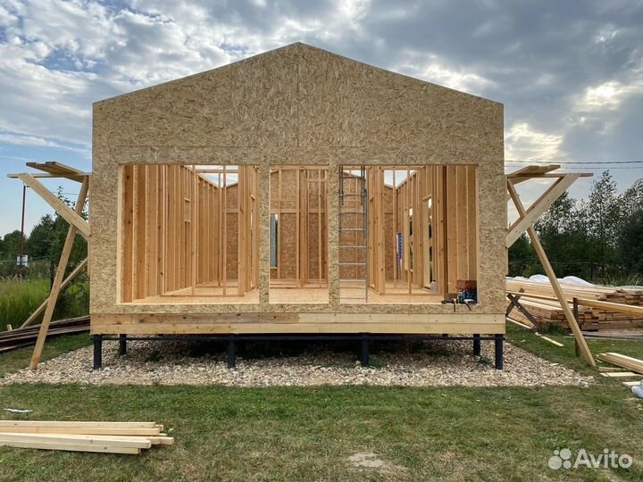 Строительство дома дачи бани коттеджа