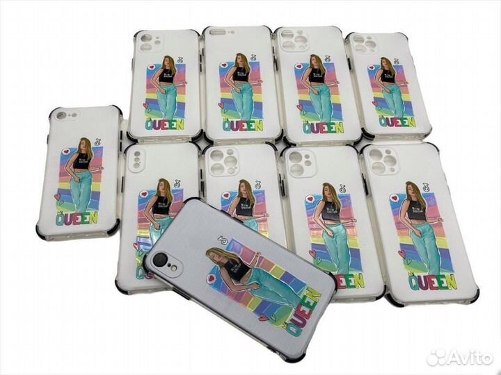 Чехол на iPhone Противоударный с принтом