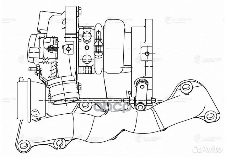 Турбокомпрессор для а/м VW Tiguan (08) /Golf (0