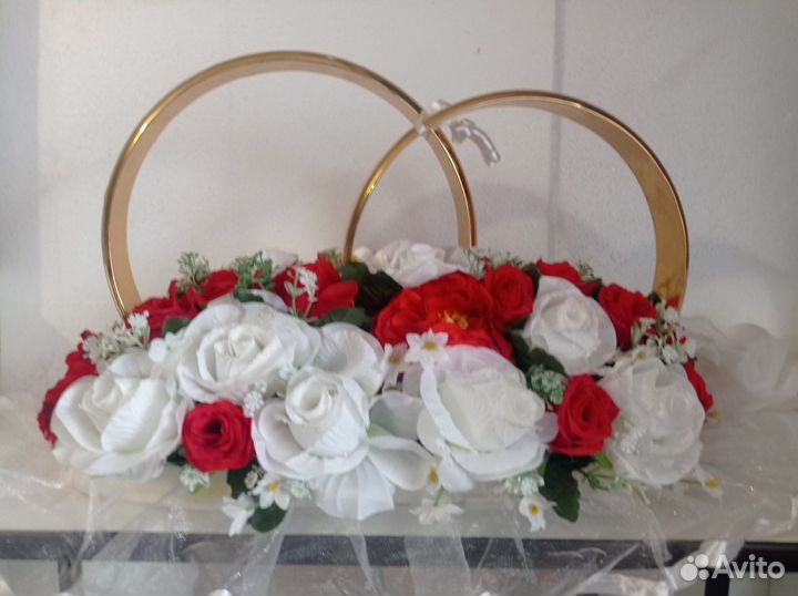 Свадебные украшения на машину бронь