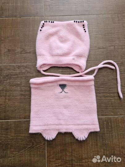 Комплект шапка, шарф