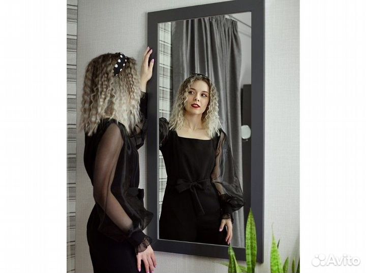 Зеркало настенное BeautyStyle 11 серый гр(7828)