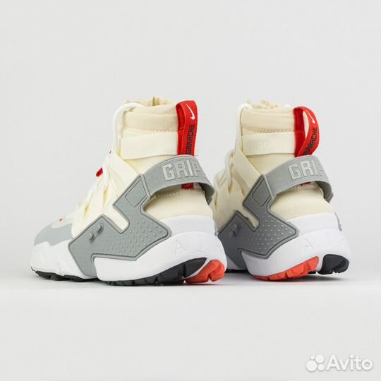 Кроссовки Nike Air Huarache Gripp L.Grey / Red Wmn