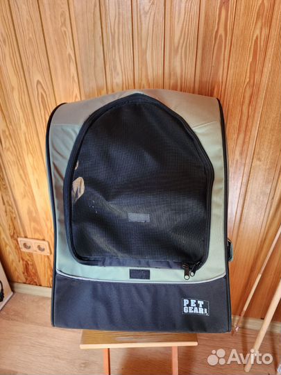 Рюкзак-чемодан на колесах для собак