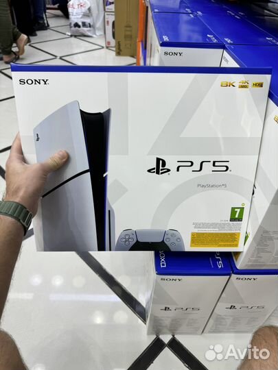 Sony playstation 5 slim 1tb с дисководом